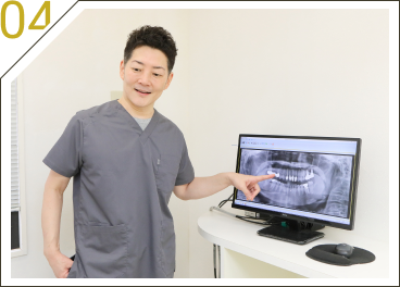 04 同じ目線で向き合うやわらかな応対